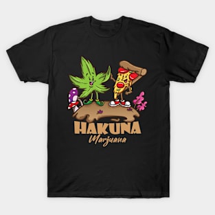 Hakuna Marijuana Funny Weed Smoking Pothead THC T-Shirt